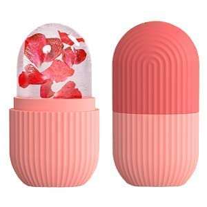 Vajin Ice Roller for Face and Eye ilicone Ice Mold for Face Beauty Face Ice Roller to Enhance Skin Glow ice cube for Brightening Skin Removing Puffiness Skin (Multicolor) 1