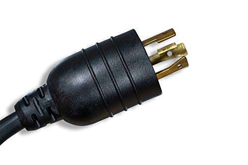 Cablelera ZADA44XF-10 Heavy Duty Power Cord NEMA L5-20P to IEC320 C19 20A 125V 12AWG 3