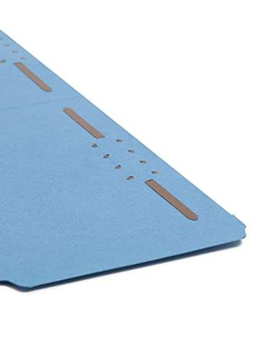 Smead Fastener File Folder, 2 Fasteners, Reinforced 1/3-Cut Tab, Legal Size, Blue, 50 per Box (17040) 6