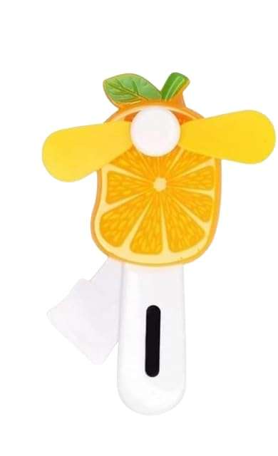S.S.COLLECTION Hand Pressure Mini Fan For Kid's | Fruit Shape Cute Squeeze Toys | Summer Fan For Kids | Multicolor Attractive Playing & Non- Toxic Plastic Material. (PACK OF 1)