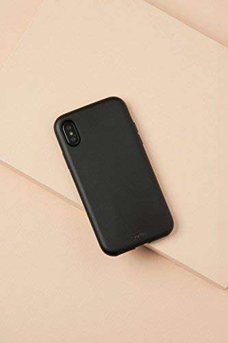 Sonix Black Vegan Leather Case for iPhone X/XS Protective Leather Case for Apple iPhone X, iPhone Xs 6
