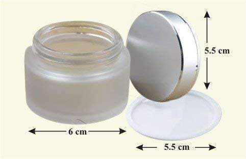 Acrylic Cosmetics Containers Pack of 5,DIY Cosmetics,Skin Care,Gifting,Re Usable,Travel Friendly 4