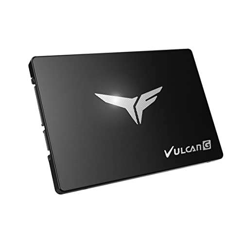 TEAMGROUP T-Force Vulcan G 512GB SLC Cache 3D NAND TLC 2.5 Inch SATA III Internal Solid State Drive SSD (R/W Speed up to 550/500 MB/s) T253TG512G3C301 3