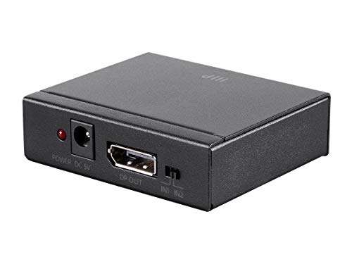 Monoprice 2x1 DisplayPort Switch, 4K@60Hz, 21.6Gbps Black 2
