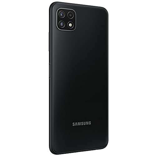 Samsung Galaxy A22 4G LTE (NOT 5G) 6.4" HD+ Quad Camera 5000mAh Battery, Dual Sim GSM Unlocked Global 4G Volte (NOT VERIZON/Boost) International Model A255M (Black, 128GB+4GB) 5