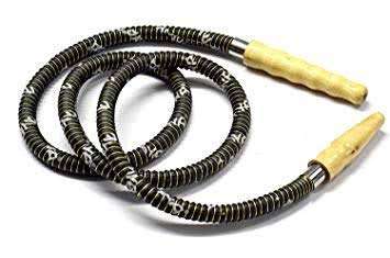 Designer Decorative Glass Hookah Pot (Black_4 Inch X 6 Inch X 16 Inch) 5