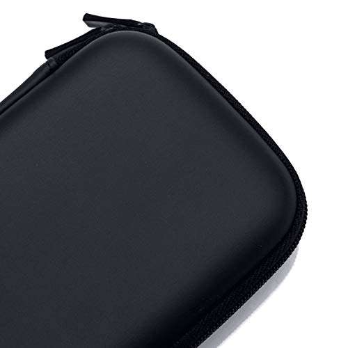 AirCase GIZGA essentials Hard Disk Drive Pouch case for 2.5 HDD Cover WD Seagate Slim Sony Dell Toshiba (Black) 6