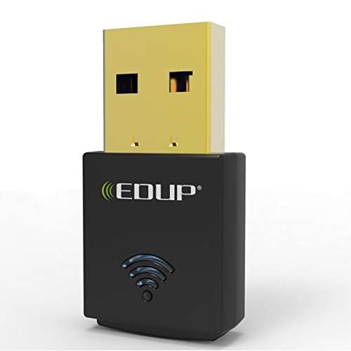 EDUP USB Wireless Adapter Mini Network Card 300Mbps Wi-Fi Adapter USB Bluetooth Wi-Fi Adapter, Wireless Nano USB Network Adapter for Laptop Desktop PC Wi-Fi Dongle (EP-N1557-300mbps)-(EPL-849WA-01) 1