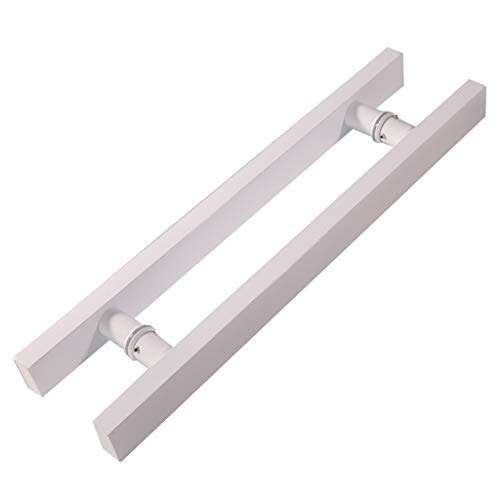RTY-BY Barn Door Handle, White Stainless Steel Sliding Door Handles Pull Set - Two-Sided Handle Hardware for Barn Doors, Closet Doors, Garden Sheds (Size : 120cm=47.2 inch) 1