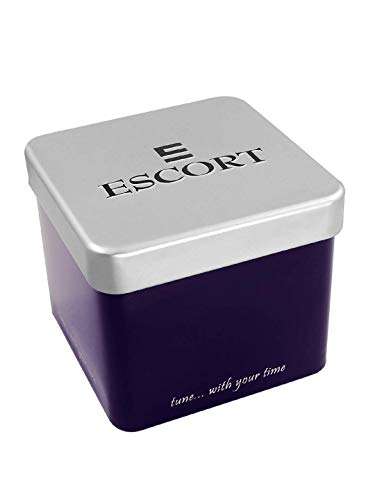 Escort Analog Brown Dial Men's Watch-E-2550-4056RGL.19 5