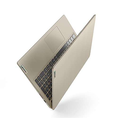 Lenovo IdeaPad Thin and Light Laptop, 15.6" FHD Display, AMD Ryzen 5 5500U Processor (eats i7-1185G7), 8GB RAM, 512GB PCIe SSD, Backlit Keyboard, Fingerprint Reader, Windows 11, Sand (Latest Model) 5