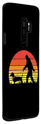 Galaxy S9+ Bigfoot Sasquatch Dachshund Retro Weiner Dog Animal Pet Gift Case 3