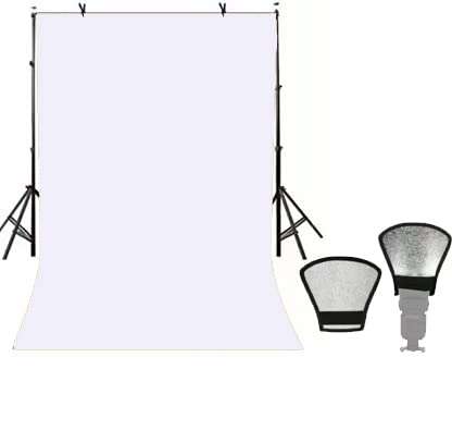 Stookin 8x20 FT White Photography Studio Backdrop for Event Shoot & Vedio Recording.(Free Bounce Card) 1