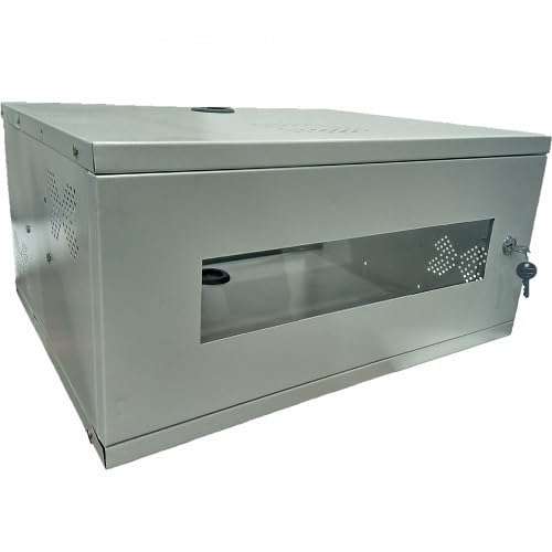 Zuumstar Rack 4U Folding Rack with Shelf Tray Standard 500x400x230 CTV/DVR/NVR Cabinet Box/DVR Rack Wall Mount with Lock/Network Rack/Server Rack - 4U Rack 1