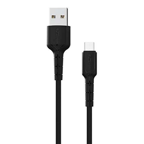 Portronics Konnect Star POR-167 Charge & Sync Function 1.2M Micro USB Cable(Black) 1