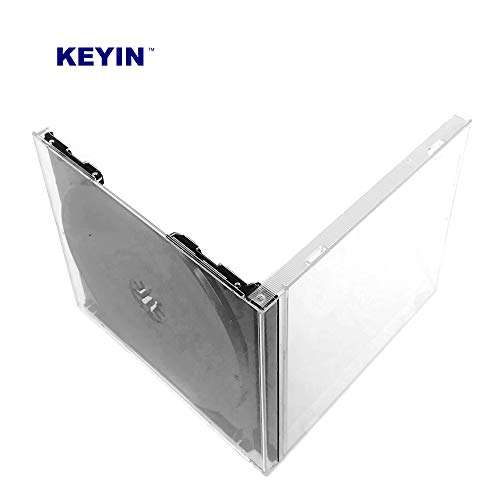 KEYIN Standard Black CD Jewel Case - Premium, 10 Pack 4