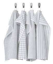 Graidient span Tea Towel, White/Dark grey/patterned45x60 cm (18x24") 1