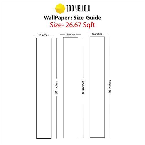 100yellow® 3D Red Brick Wall Wallpaper (26.67 Sq Ft, Self Adhesive PVC Vinyl) 5