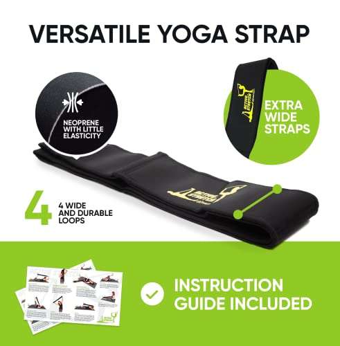 Core Prodigy Active Stretch - Wide Loop Stretching Strap 6