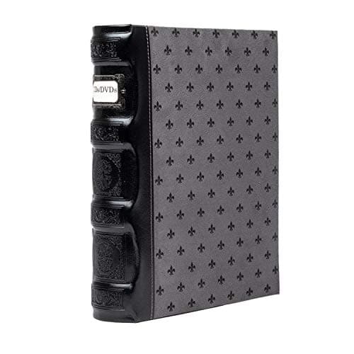 Bellagio-Italia Tuscany DVD Binder - Beautifully Store and Protect DVDs, Blu-Rays, CDs, Photos and Video Games (6) 4