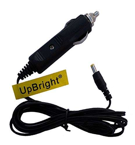 UpBright New Car DC Adapter Compatible with Supersonic SC-198 7” SC179 9" Dual Screen Portable DVD Player Auto Vehicle Boat RV Cigarette Lighter Plug Power Supply Cord Cable Charger PSU 1