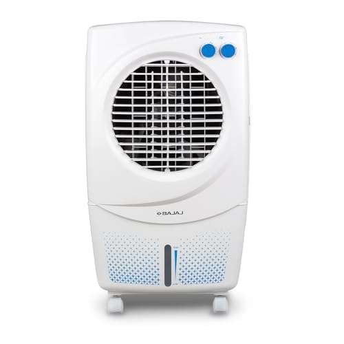 Bajaj PX97 Torque New 36L Personal Air Cooler For Room| DuramarinePump| 1 Year Warranty| TurboFan Technology| Powerful Air Throw| 3-Speed Control| Portable Air Cooler For Home| White 1