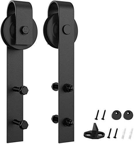 2pcs Sliding Barn Door Hardware Hangers Rollers f 1 3/16-2" Thickness Door Panel - M09 3