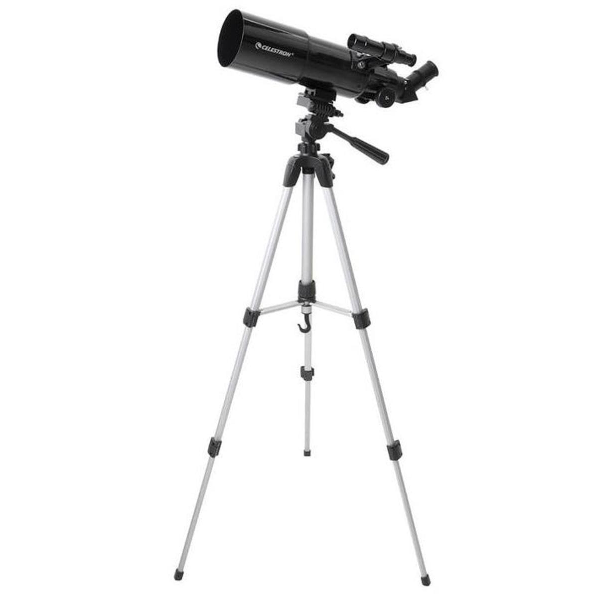 Celestron Travel Scope 80 Portable Refractor Telescope – 80mm Aperture, Fully-Coated Glass Optics – Includes Tripod, Smartphone Adapter, Backpack & Software – Ideal for Beginners & Travel 4