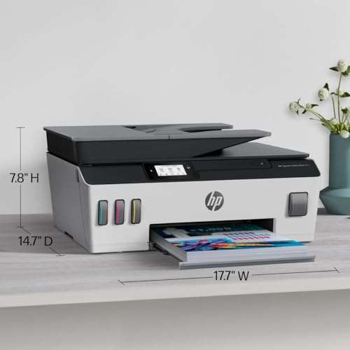 HP Smart Tank Plus 651 Wireless All-in-One Printer, Ink Tank Printer for Home Use, up to 2 Years of Ink in Bottles, Auto Document Feeder, Mobile Print, Scan, Copy, Fax, Works with Alexa (7XV38A) 5