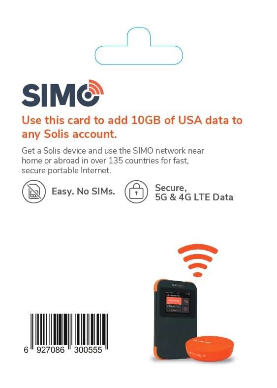 Solis US Pay-Per-GB Card 10GB 2