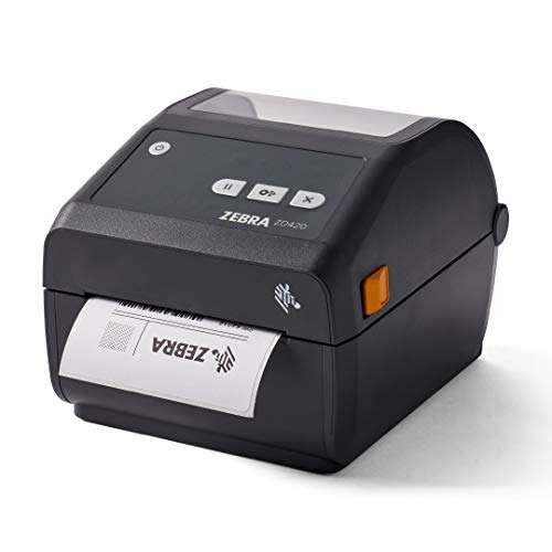 ZEBRA ZD420d Direct Thermal Desktop Printer 203 dpi Print Width 4 in USB Ethernet ZD42042-D01E00EZ 1