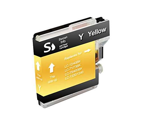 Sherman Inks and Toner Cartridges ® 16 Pack Brother LC71 LC 71/LC75 LC 75 Ink Cartridge 4 Black, 4 Cyan, 4 Magenta, 4 Yellow Multipack Compatible Replacement for Inkjet Printers: DCP-J525W, DCP-J725DW, DCP-J925DW, MFC-J280W, MFC-J425W, MFC-J430W, MFC-J435W, MFC-J5910DW, MFC-J625DW, MFC-J625W, MFC-J6510DW, MFC-J6710DW, MFC-J6910DW, MFC-J825DW, MFC-J835DW, MFC-J5910DW, MFC-J6510DW, MFC-J6710DW, MFC-J6910DW Bundle Set BK C M Y LC-71BK, LC-71C, LC-71M, LC-71Y, LC-75BK, LC-75C, LC-75M, LC-75Y 5