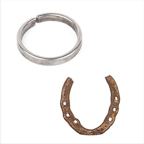 Iron Original Black Horse Shoe Ghode ki Naal & Black Horse Shoe Ring || UK Hub ||