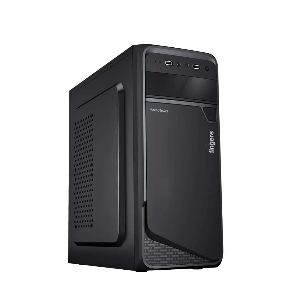 Fingers MachoTower Computer PC Case (Fashionable Full ATX PC Cabinet with SMPS | BIS Certified)