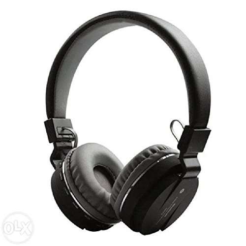 PremiumAV SH12 Wireless Bluetooth Over The Ear Headphone with Mic (Black) 1