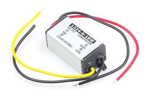 DC-DC 9V 12V 24V 36V to 6V 3A 18W Buck Power Converter Step Down Power Supply Waterproof 3