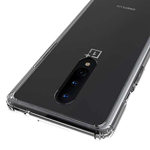 CoverON Slim TPU for OnePlus 8 Case T-Mobile, Flexible Soft Phone Cover - Clear 5