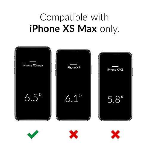 Crave iPhone Xs Max Case, Strong Guard Protection Series Case for Apple iPhone Xs Max - Slate 2