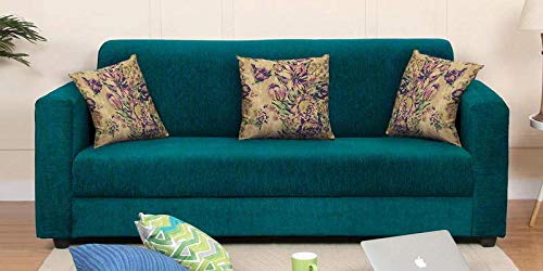 Casaliving - Lifestyle 3 Seater Sofa for Living Room (Green) Premium Fabric Sofa