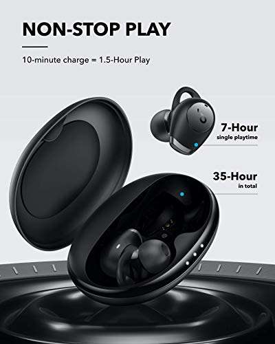 Soundcore by Anker Life A2 NC Multi-Mode Noise Cancelling Wireless Earbuds, ANC Bluetooth Earbuds with 6-Mic Clear Calls, 35-Hr Playtime, and Deep Bass, Fast Charging, Transparency, and App(Renewed) 6