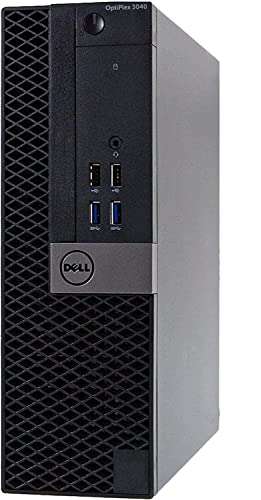 Dell Optiplex 3040 Small Desktop Computer - Quad Core Intel i5 6th Gen, 16GB RAM, 512GB SSD, HDMI, New Keyboard, Mouse, WiFi, Windows 10 Professional(Renewed) 1