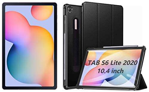 Samsung Galaxy Tab S6 Lite (10.4 inch, Wi-Fi + LTE, 64 GB) - Oxford Grey + Cover 1