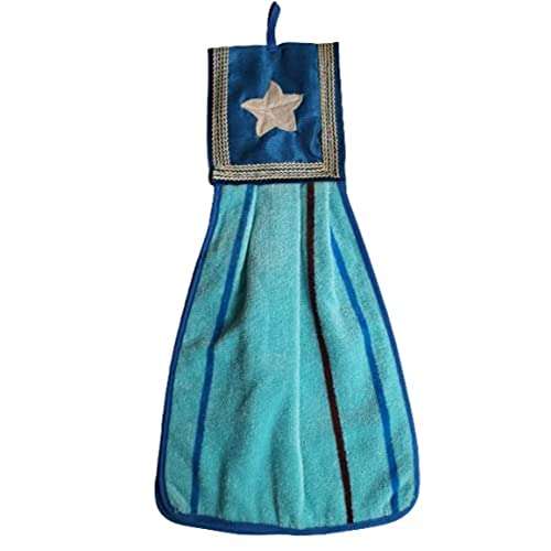 Aesthetic Hanging Towel | Washbasin Towel | Double Elegant Look | GSM 400 | Super Absorbent | Ultra Soft | Suitable for Washbasin & Kitchen | Towel for Kitchen and Bathroom | Set of 2 4