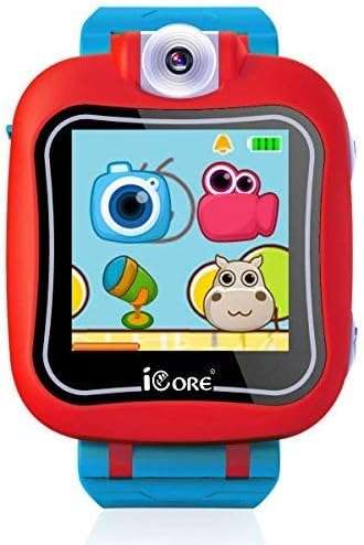 iCore Smart Watch for Kids | Gizmo Watch with Learning Games Gifts for 7 Year Old Girls | Touch Screen Gizmo Watch Selfie-Camera Video Watches Age for Girls Ages 5-7 Best Birthday Gifts (Red) 2