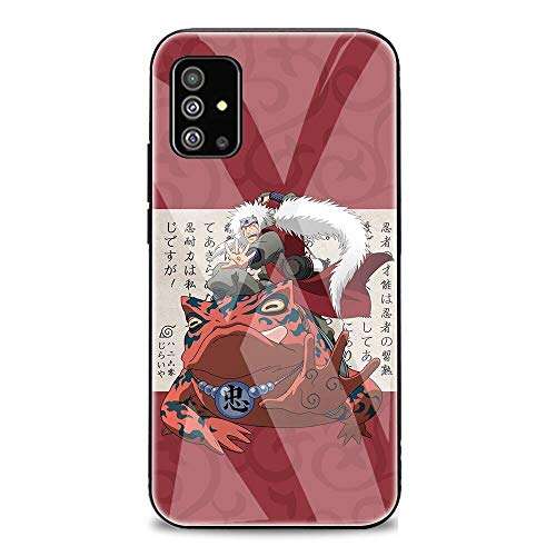 Anime Naruto Sasuke Itachi Kakashi Pain Jiraiya Tempered Glass Phone Case for Samsung Galaxy S8 S9 S10 S20 Note 8 9 10 20 Plus Ultra (1, Galaxy Note 10) 1