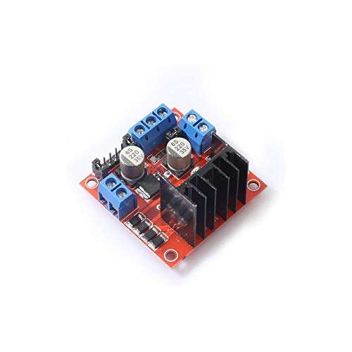 2Pack L298N Motor Drive Controller Board Module Dual H Bridge DC Stepper Compatible with Ar-duino Electric Projects, Smart Car Robot 3
