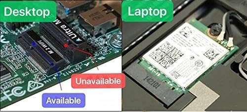 HighZer0 Electronics Intel Dual Band Wireless AX200NGW - WiFi 6 AX200 WiFi Adapter - 2.4GHz 574Mbps/5GHz 2.4Gbps - 802.11AX Network Card - Bluetooth5.0 Wireless Network Adapter 4