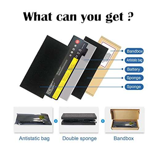 01AV423 SB10K97580 Laptop Battery for Lenovo ThinkPad T470 T570 T480 T580 P51S P52S TP25 A475 A485 Series 61 4X50M08810 01AV422 01AV424 01AV452 01AV490 4X50M08812 01AV427 01AV425 SB10K97584 61 24WH 6