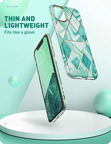 i-Blason Cosmo Lite Series Case for iPhone 11 (2019), Premium Hybrid Slim Protective Bumper Case with Camera Protection, Prasio, 6.1" 2