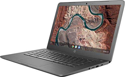 HP Chromebook 14-inch Laptop with 180-Degree Hinge, Full HD Screen, AMD Dual-Core A4-9120 Processor, 4 GB SDRAM, 32 GB eMMC Storage, Chrome OS (14-db0040nr, Chalkboard Gray) 2